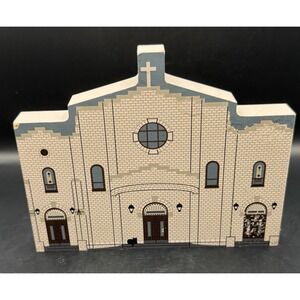 Vintage 96 The Cats Meow Decorative Shelf Sitter St. Joseph's Catholic Church